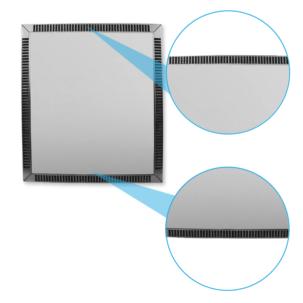 Filtre à graisse en métal 357x393mm d'origine Siemens pour LF958TA60