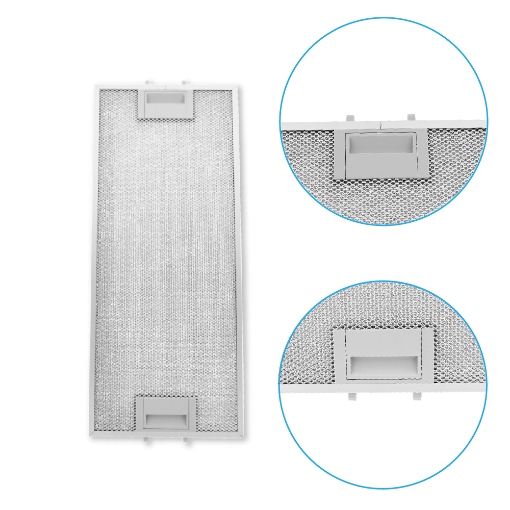 Filtre à graisse en métal 481x201mm d'origine Blaupunkt 11022473