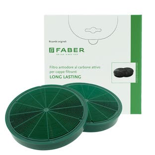 Filtre à charbon (2pcs) longue durée d’origine Faber FFL8 / D196 / H37