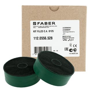 Filtre à charbon (2pcs) longue durée d’origine Faber pour ILMA… / FLEXA… / INKA… / FLL23