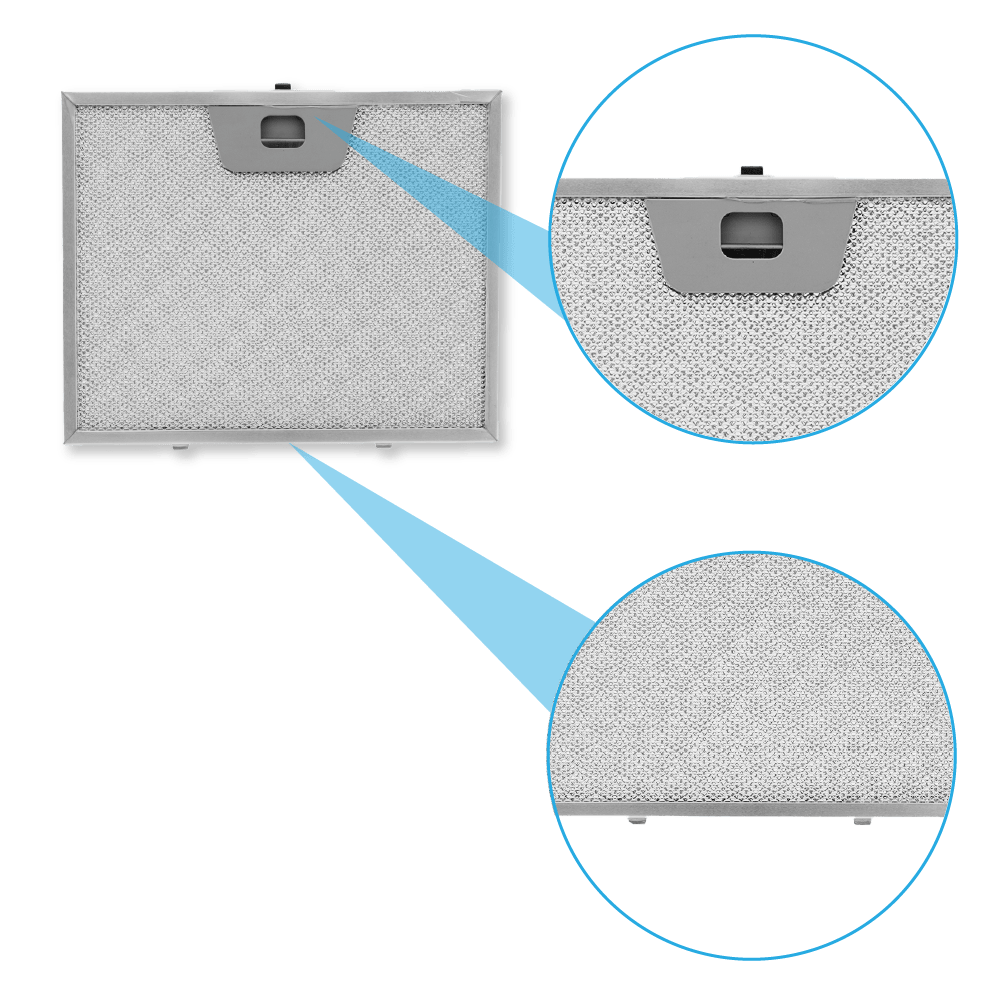 Filtre à graisse en métal 190x235mm d’origine Franke pour FBI502XS / FBI522XS