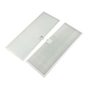 Filtre à graisse en métal (2pcs) 424x159mm d'origine Roblin 133.0061.501