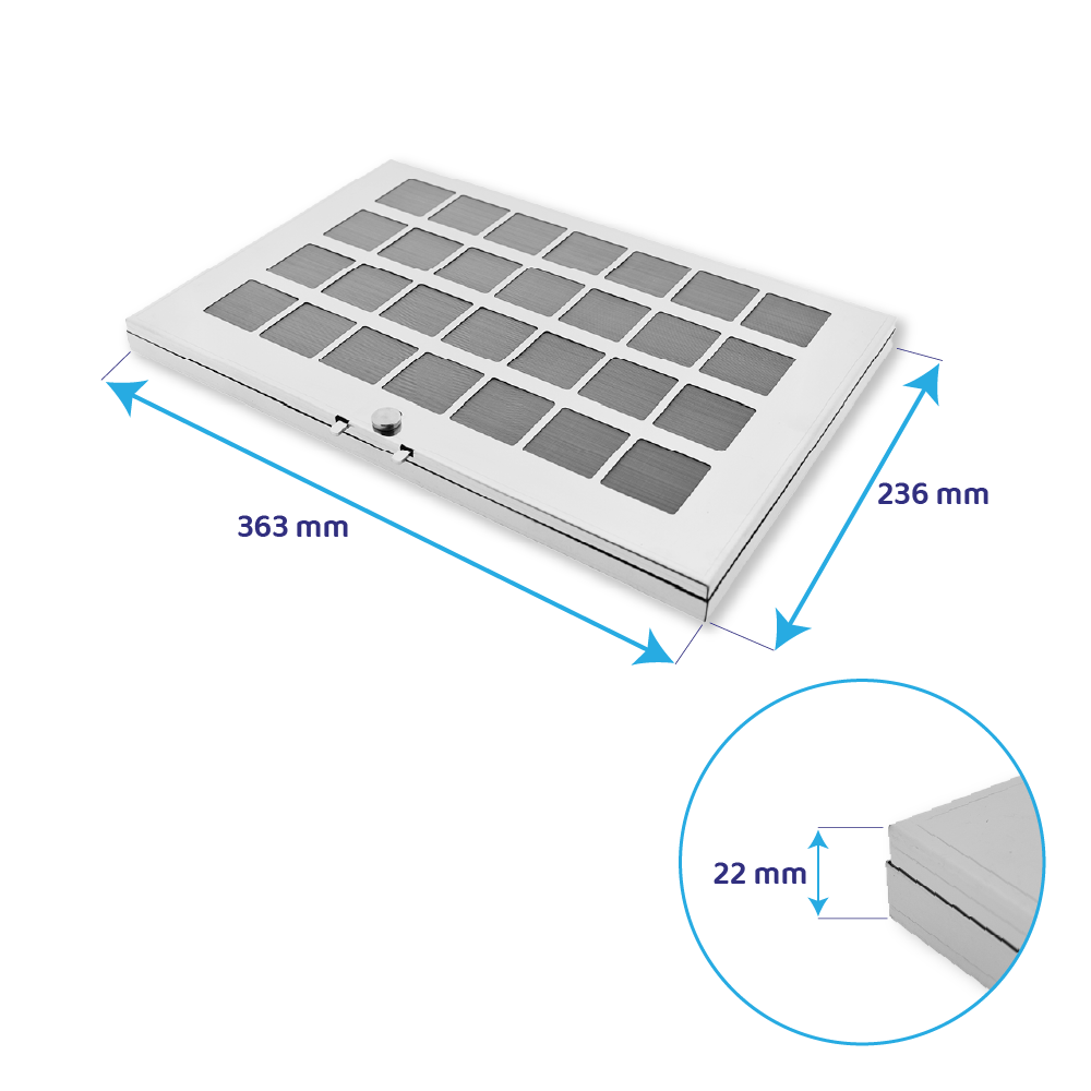 Filtre régénérable anti-odeur d'origine Gaggenau 17000730 / AA270112