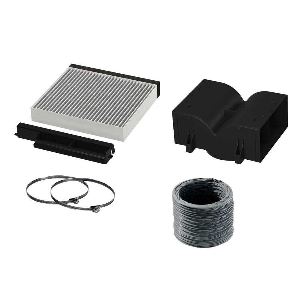 Kit de recyclage CleanAir d'origine Siemens 17006791 / LZ10DXU00 pour hottes