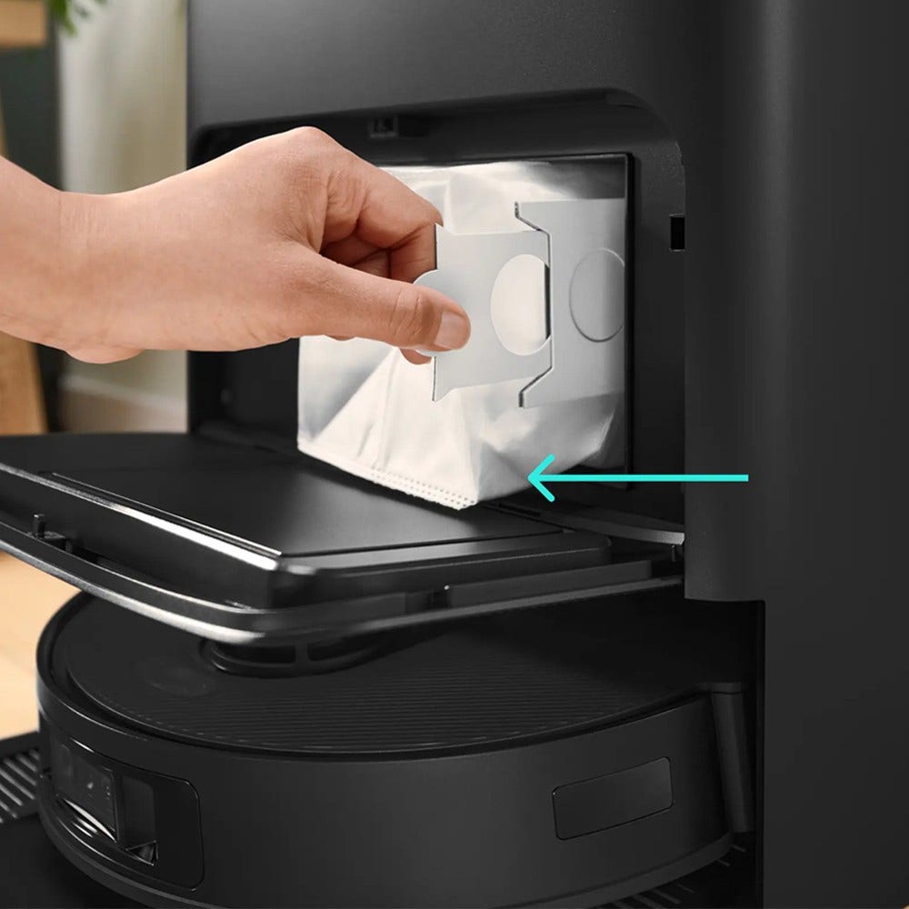 Sacs à poussière antibactériens Bosch compatibles avec l’aspirateur robot Spotless (3 pcs)