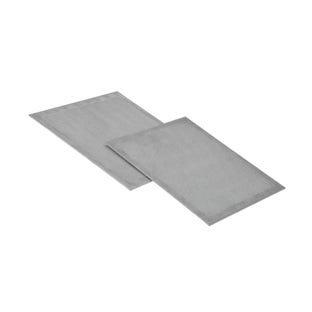 Filtre à graisse en métal (2pcs) 284x283mm d'origine Siemens 00298619 / LZ62010