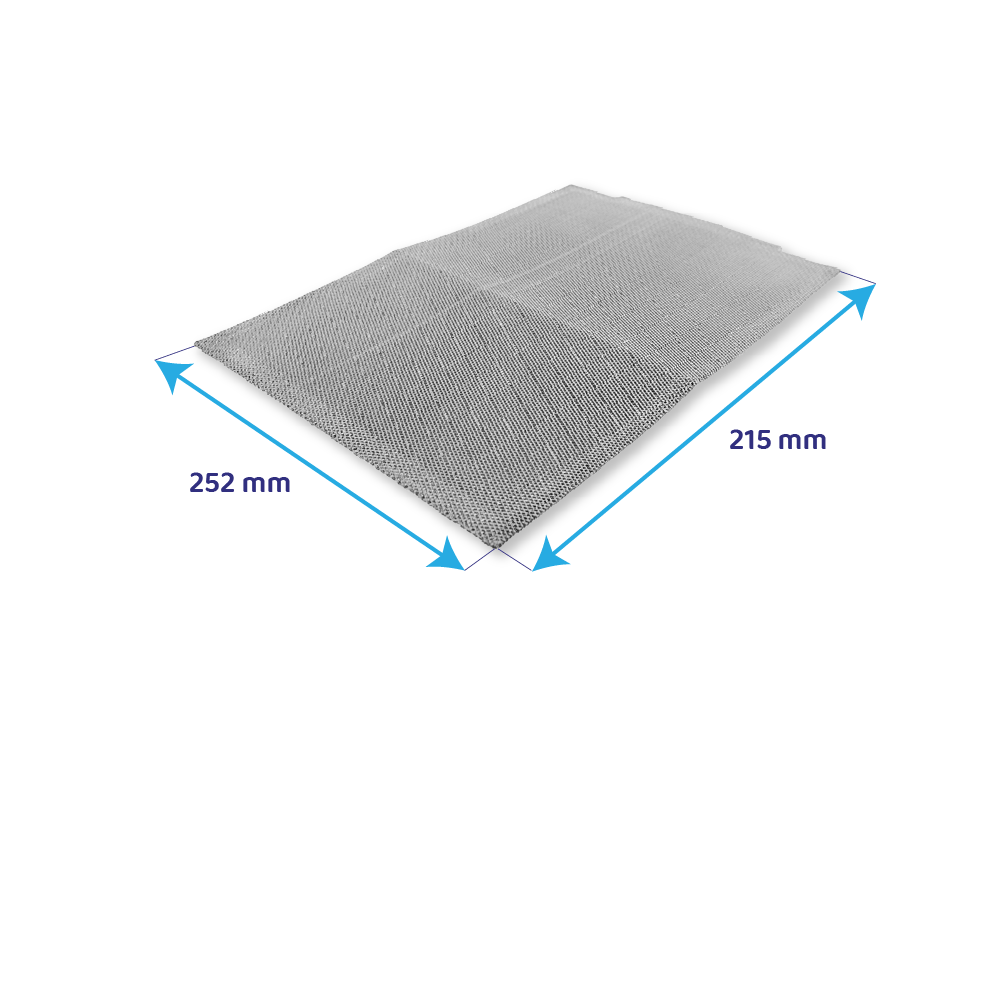Filtre à graisse en métal (3pcs) d'origine Bosch pour DHU930... / DHU932... / DHU934...
