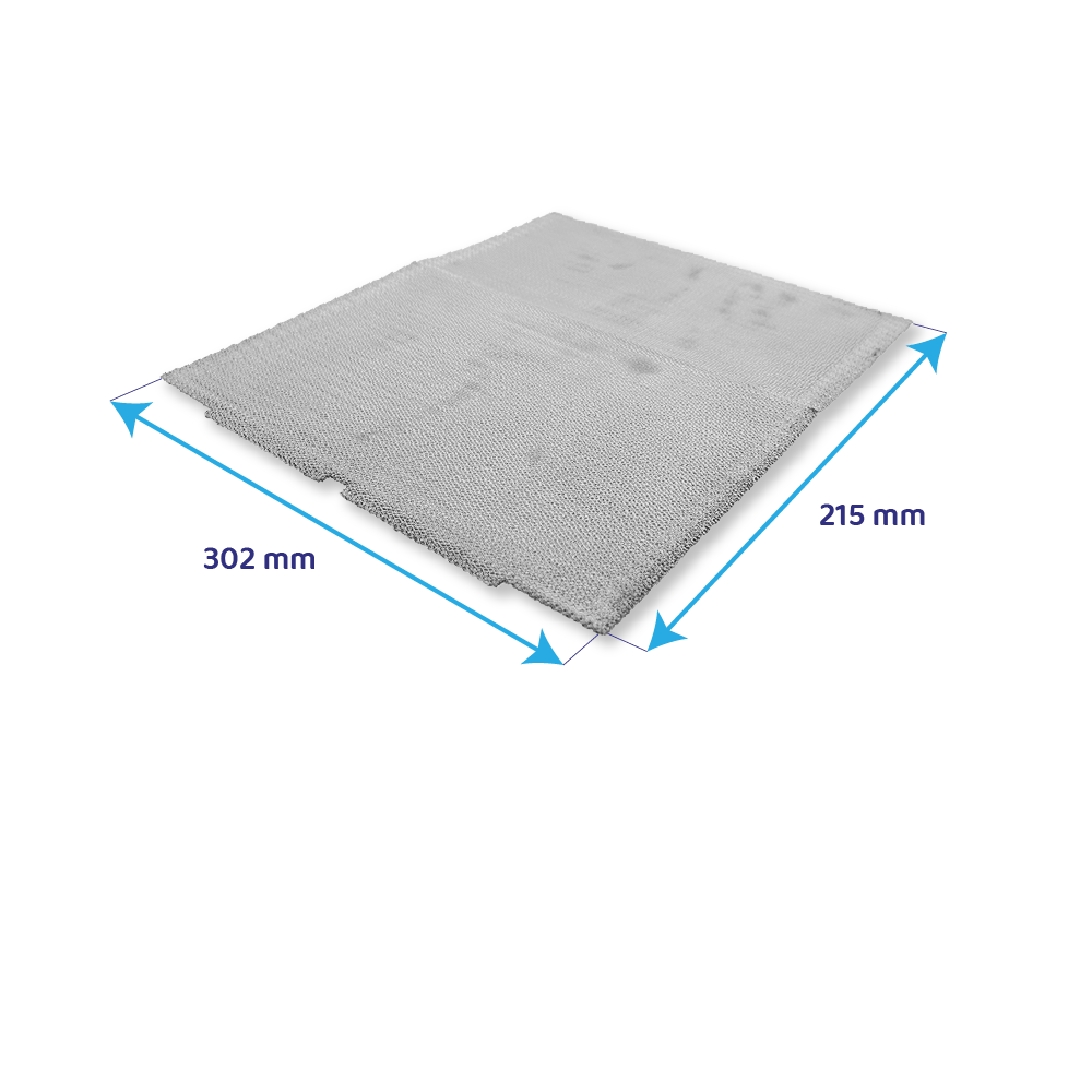 Filtre à graisse en métal (3pcs) d'origine Bosch pour DHU930... / DHU932... / DHU934...