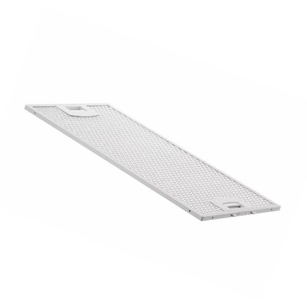 Filtre à graisse en métal 405x209mm d'origine Gaggenau 434107 / 00434107 (arrière)