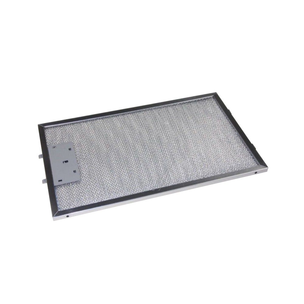 Filtre à graisse en métal 325x195mm d'origine Bauknecht 481248048078