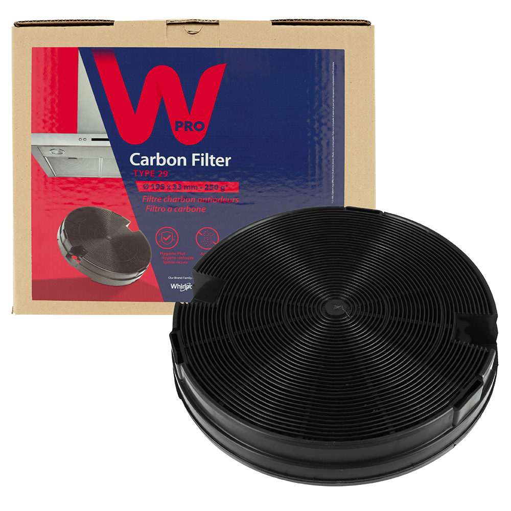 Filtre à charbon d'origine Whirlpool Type 29 / AMC912 / CHF029/1