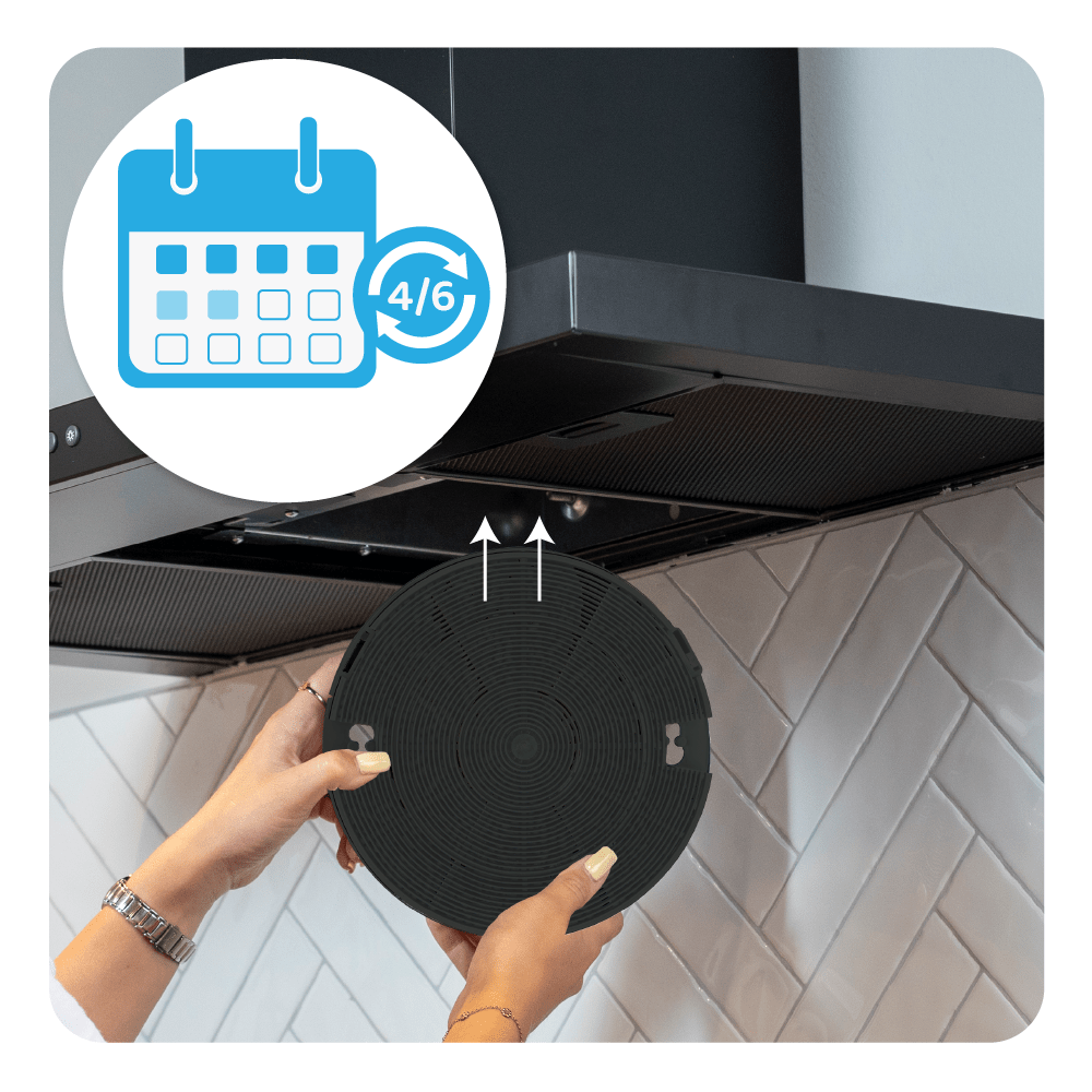 Filtre à charbon d'origine Indesit Type 29 / AMC912 / CHF029/1