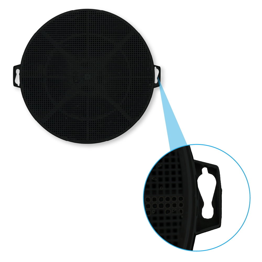 Filtre à charbon d'origine Indesit pour HDS11 / HDS11.2 / HI461