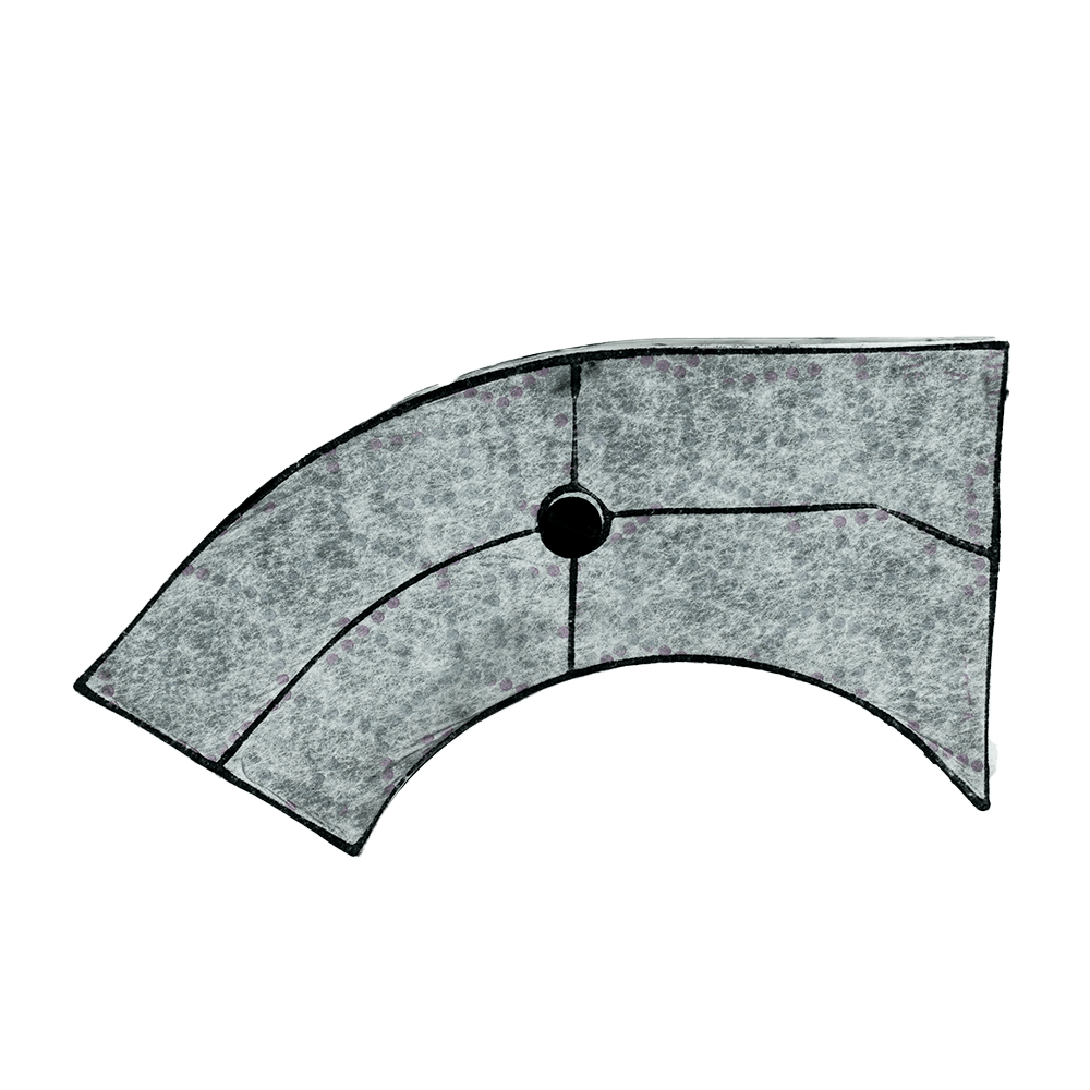 Filtre à charbon d'origine Bauknecht Type 10 / CHF85/1