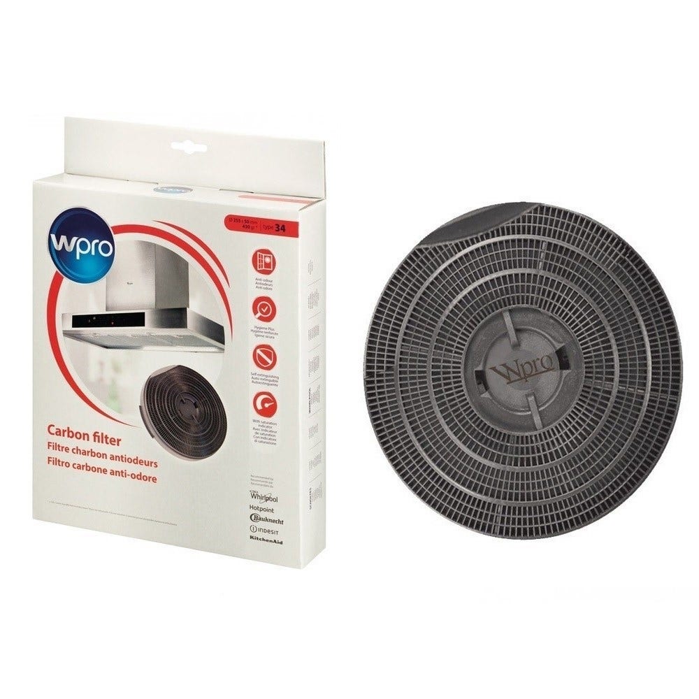 Filtre à charbon d'origine Whirlpool Type 34 / CHF34