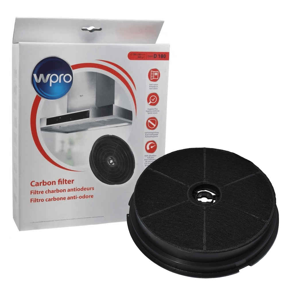 Filtre à charbon d'origine Indesit Type D180 / CHF180
