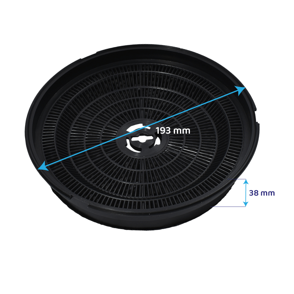 Filtre à charbon d'origine Indesit Type D180 / CHF180