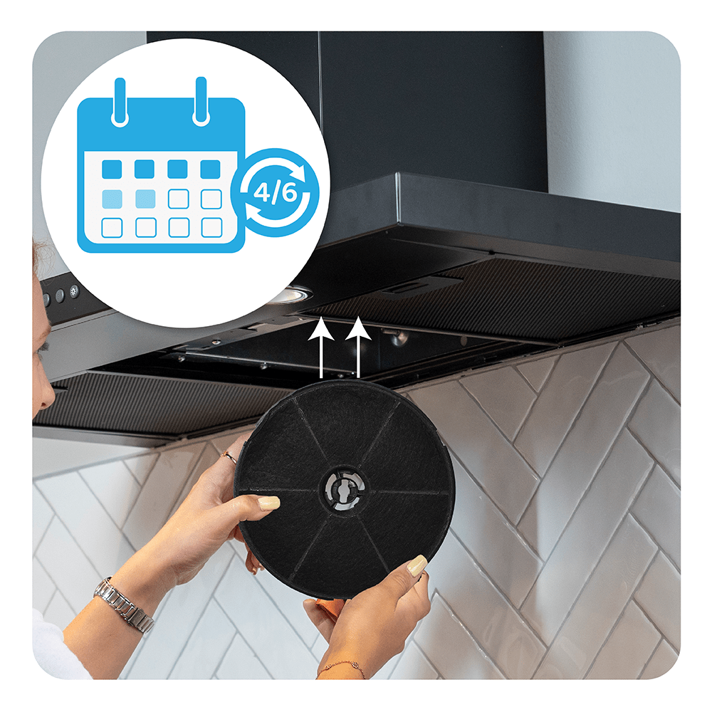 Filtre à charbon d'origine Indesit Type D180 / CHF180