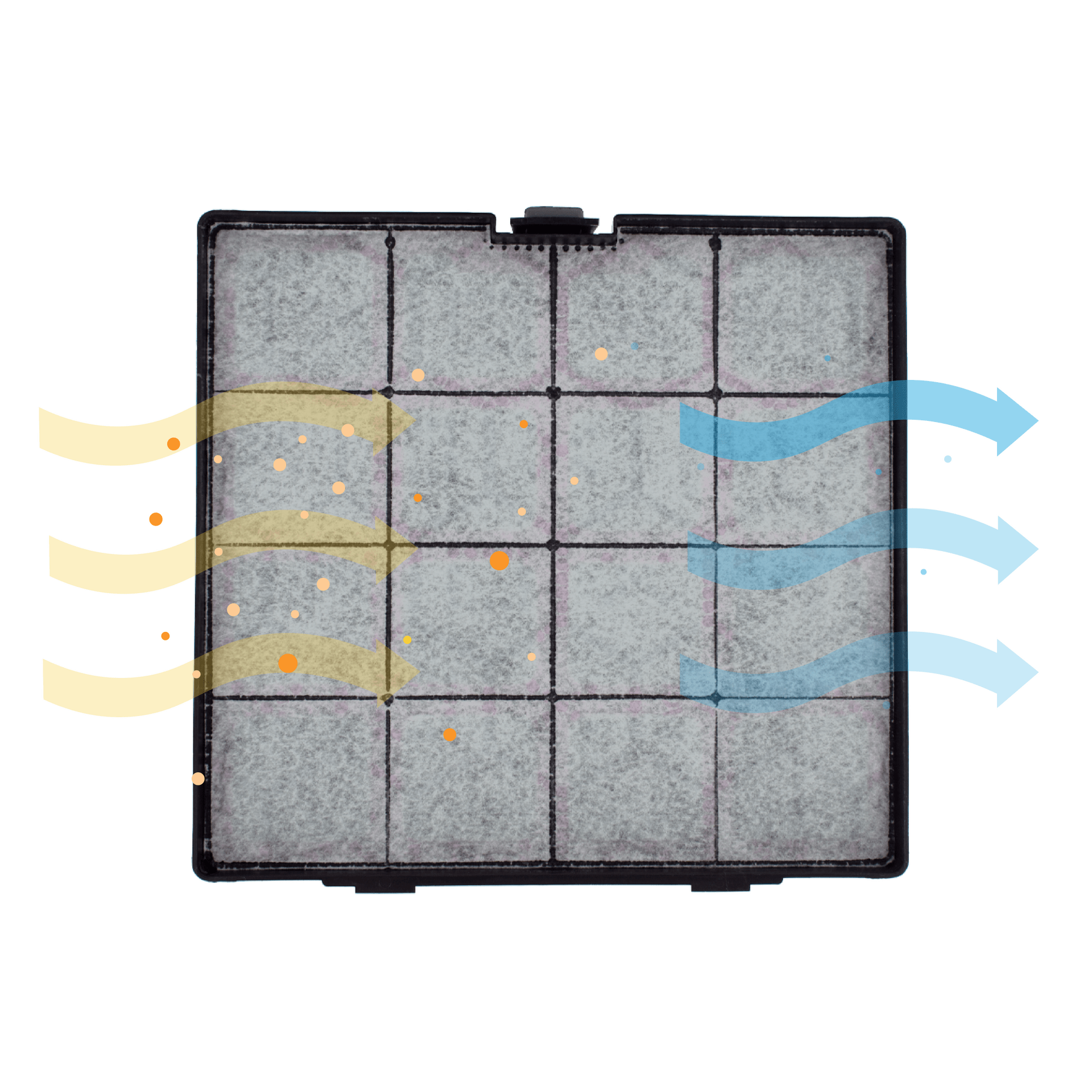 Filtre à charbon d'origine Indesit CHF007 / D241