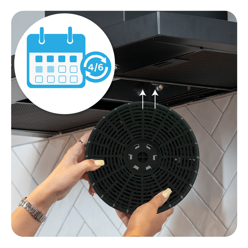 Filtre à charbon (2pcs) d'origine WPRO Type 58 / AKB000/1