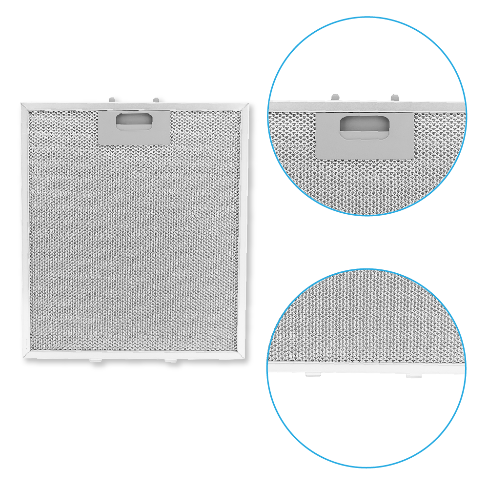 Filtre à graisse en métal 305x267mm d'origine ATAG 496904