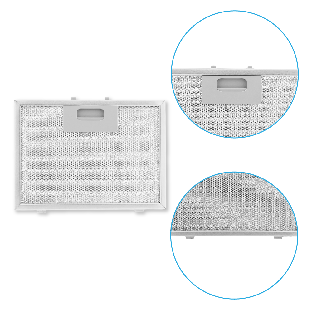 Filtre à graisse en métal 170x235mm d'origine Sauter pour SHG501..