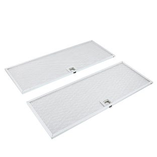 Filtre à graisse en métal (2pcs) 160x424mm d'origine SMEG pour KSET9X