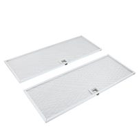 Filtre à graisse en métal (2pcs) 160x424mm d'origine AEG 50286533000