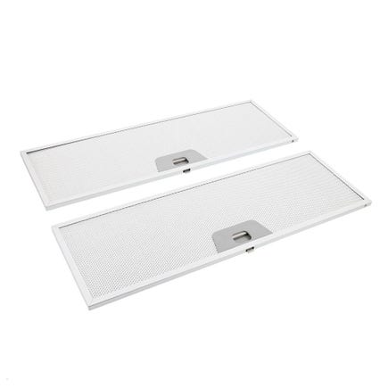 Filtre à graisse en métal (2pcs) 137x410mm d'origine AEG pour 7509D-M / DF7190 / DF7290