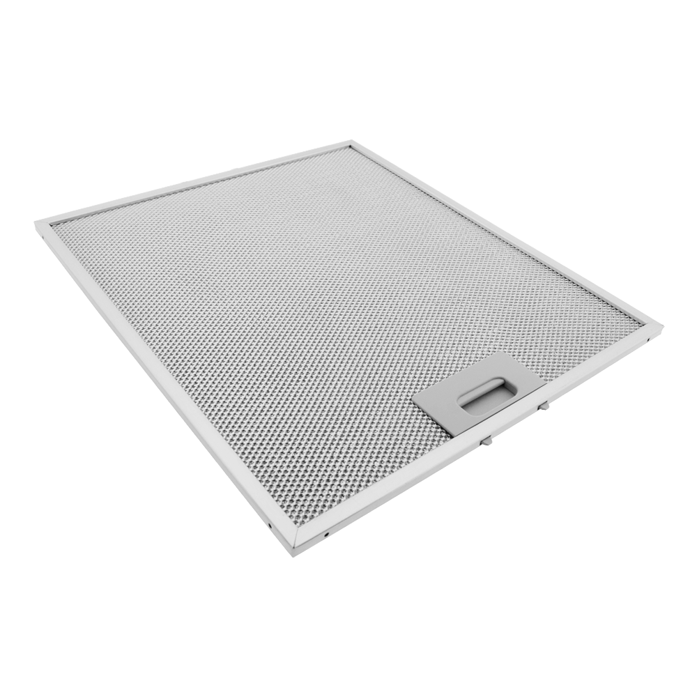 Filtre à graisse en métal 365x325mm d'origine Zanker pour AEF3430... / AEF3440...
