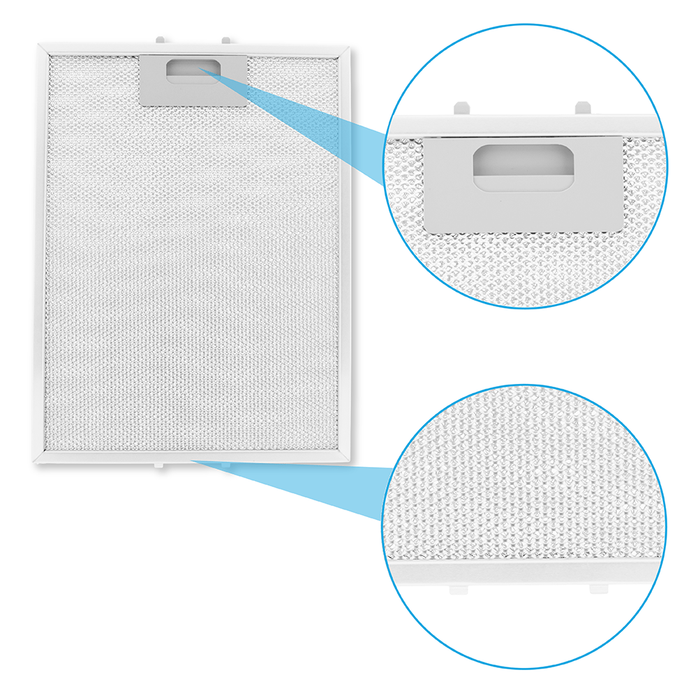 Filtre à graisse en métal 247x327mm d'origine Turboair 50293009002