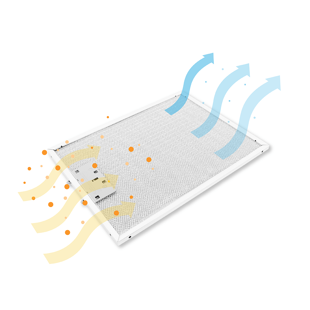 Filtre à graisse en métal 247x327mm d'origine Turboair 50293009002