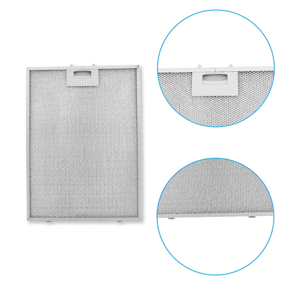 Filtre à graisse en métal 358x265mm d’origine Blaupunkt 703451