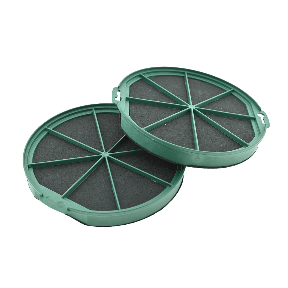 Filtre à charbon (2pcs) longue durée pour Faber IN-NOVA SMART / VALUE PB / FLEXA HIP / FLL3