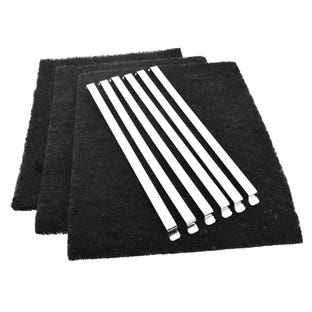 Filtre à charbon (3pcs) d'origine Brandt 74X1272