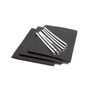 Filtre à charbon (3pcs) d'origine DeDietrich 79X8361 / AK204AE1 / 74X1075