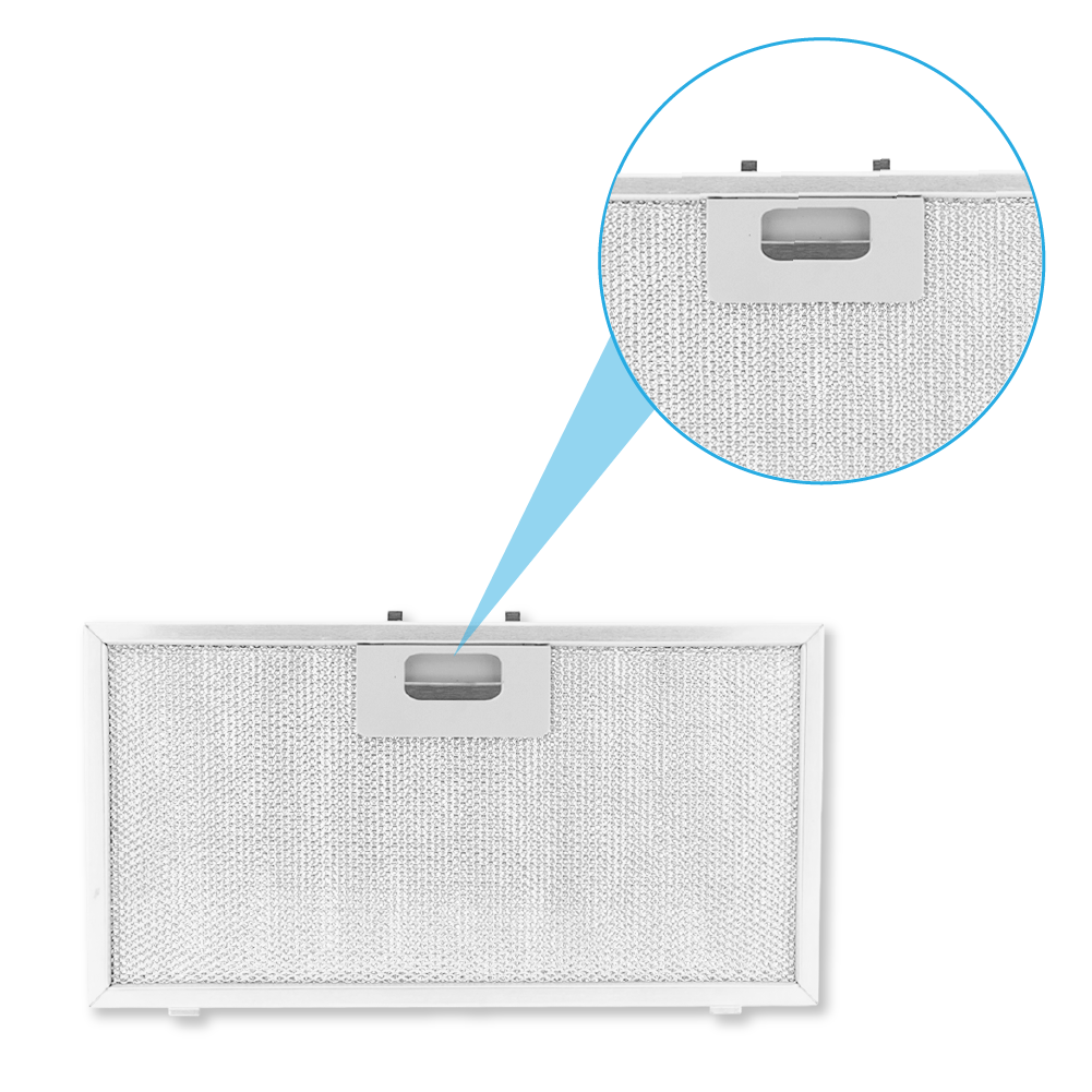 Filtre à graisse en métal 325x170mm d'origine AEG pour DGB3850M