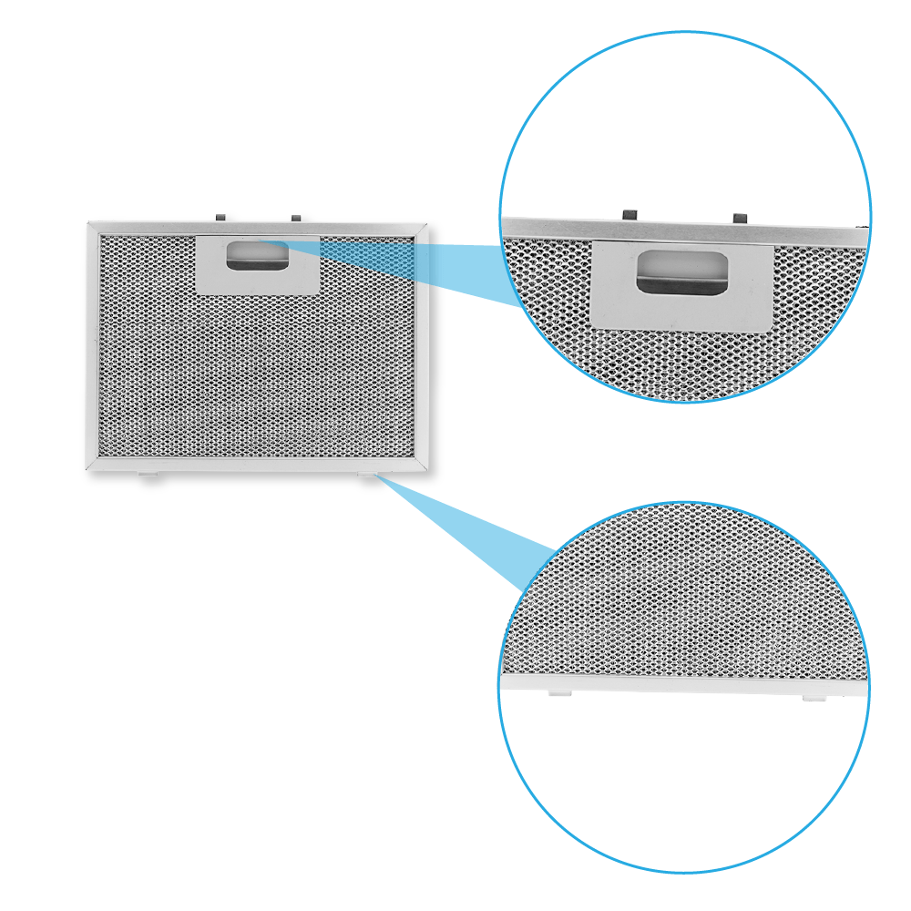 Filtre métallique Electrolux avec filtre à charbon 234x170mm 80873433