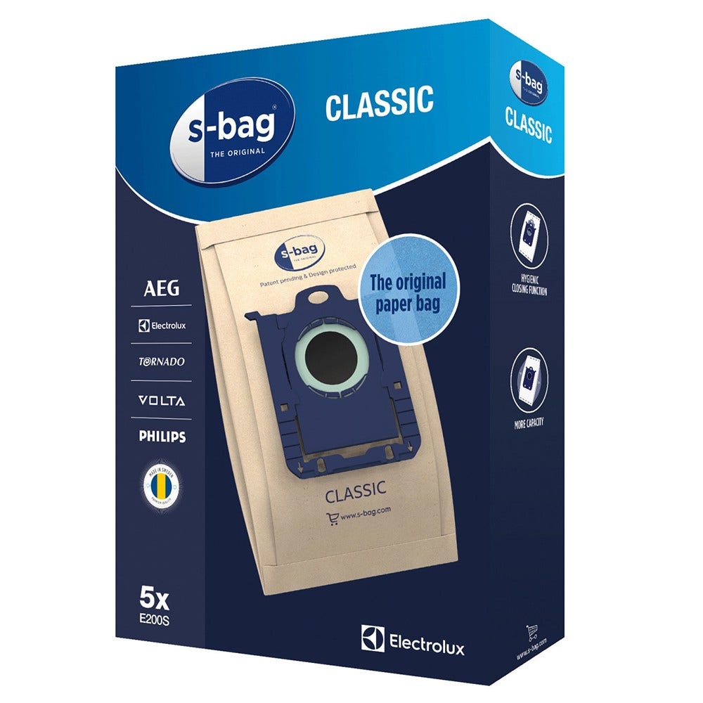 Sacs aspirateur (5pcs) Electrolux S-BAG Classic / E200S