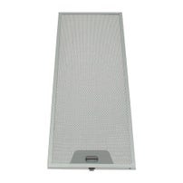 Filtre à graisse en métal 515x166mm d'origine Beko pour CTB6250... / HNT61311...