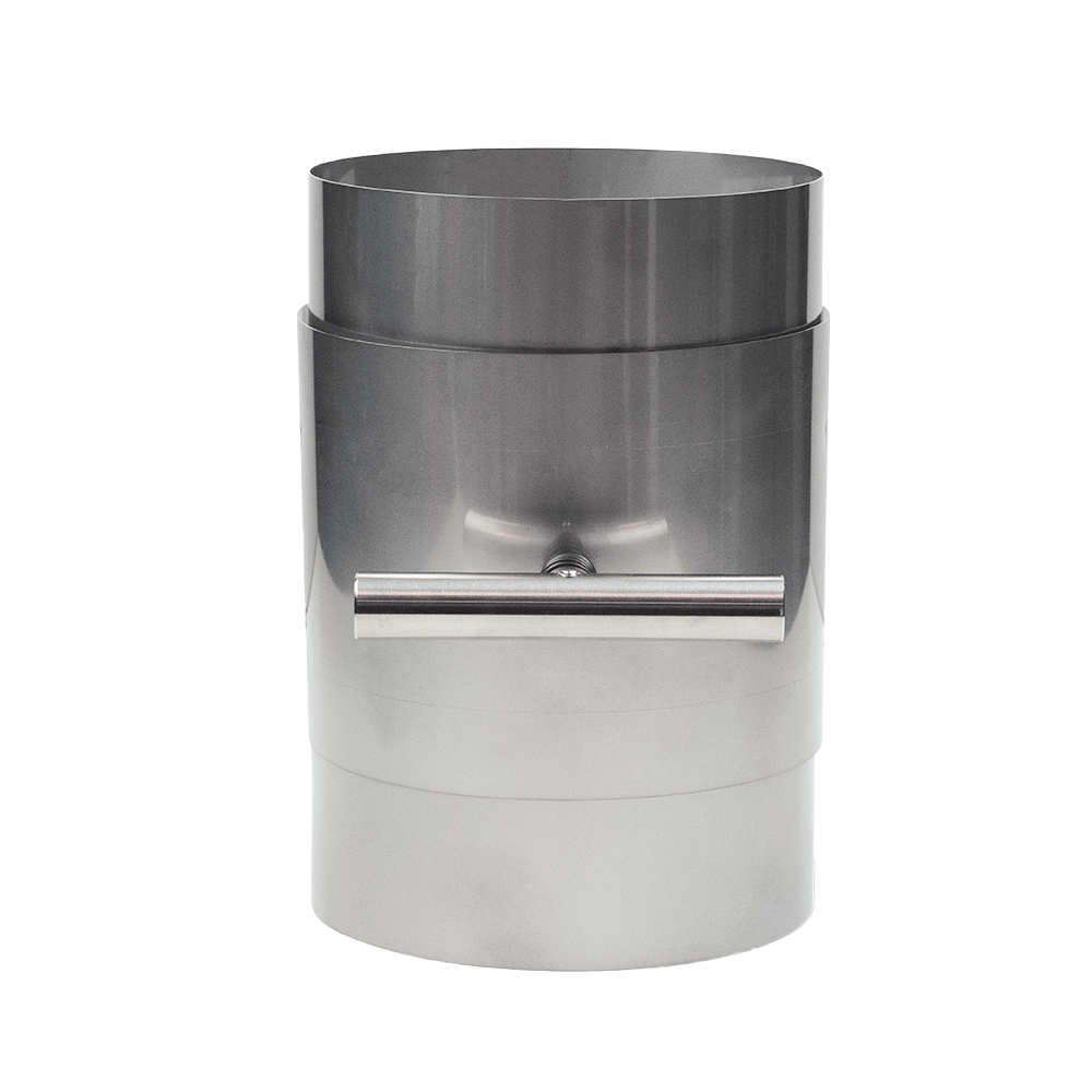 Filtre à fumées de bois ABCAT® sortie arrière Ø130x190 mm inox