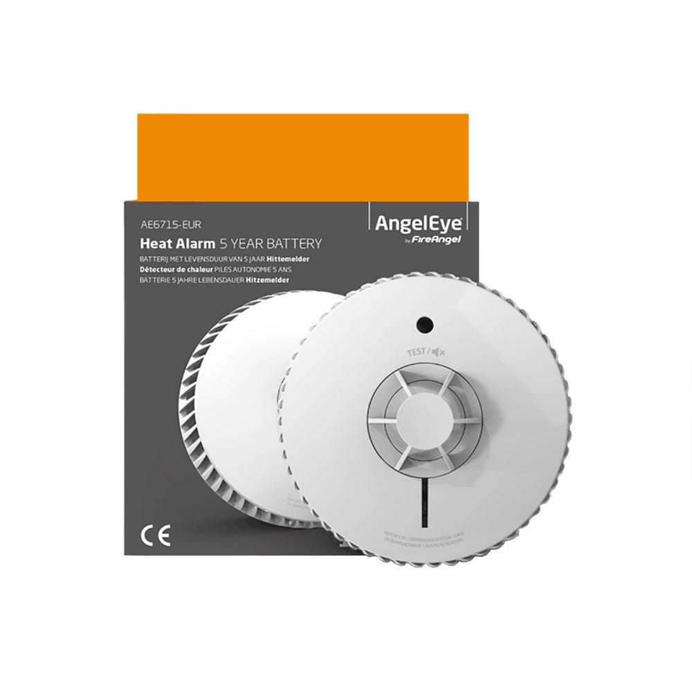 Détecteur de chaleur AngelEye AE6715-EUR avec batterie de 5 ans