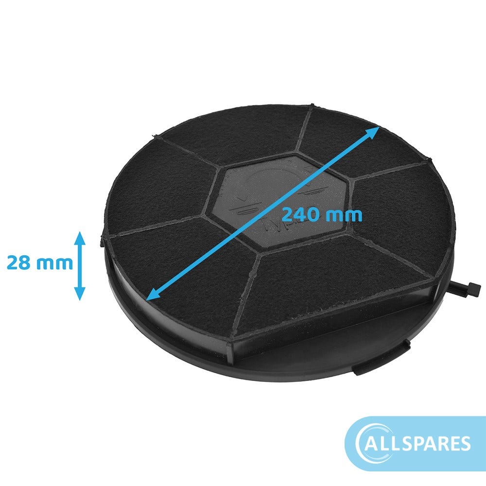 Filtre à charbon Elica F00173/S par AllSpares