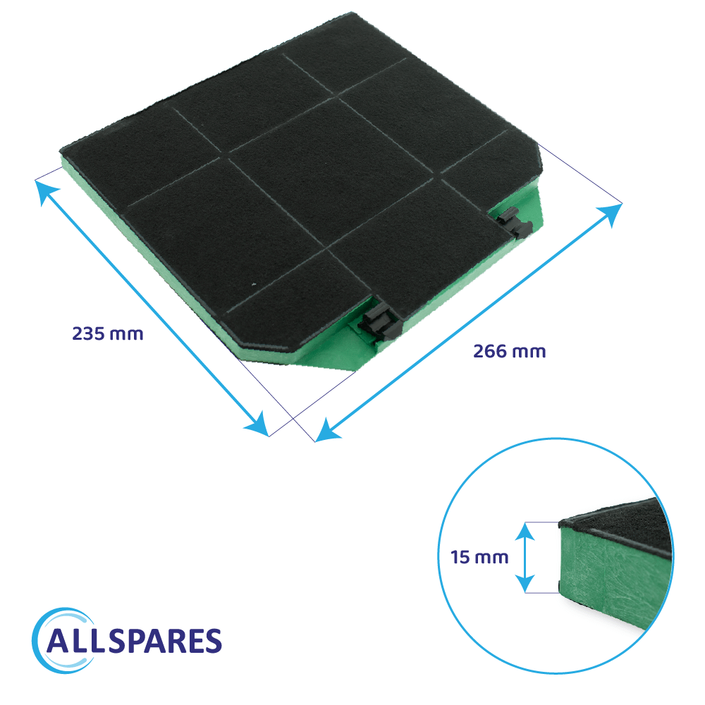 Filtre à charbon longue durée compatible avec Ikea NYTTIG FIL 650 / 003.953.51