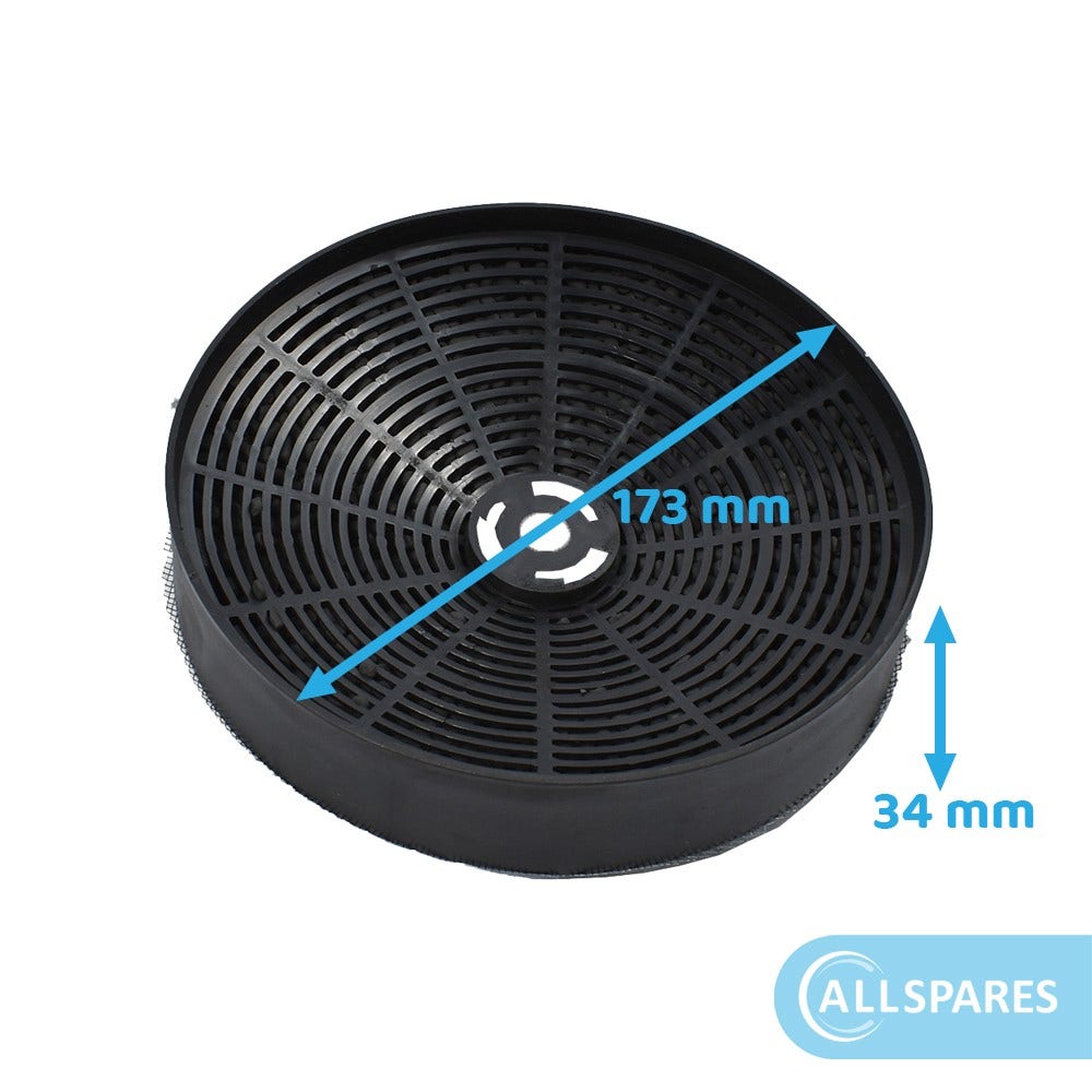 Filtre à charbon Zanussi 9029793792 / MCFE41 par AllSpares