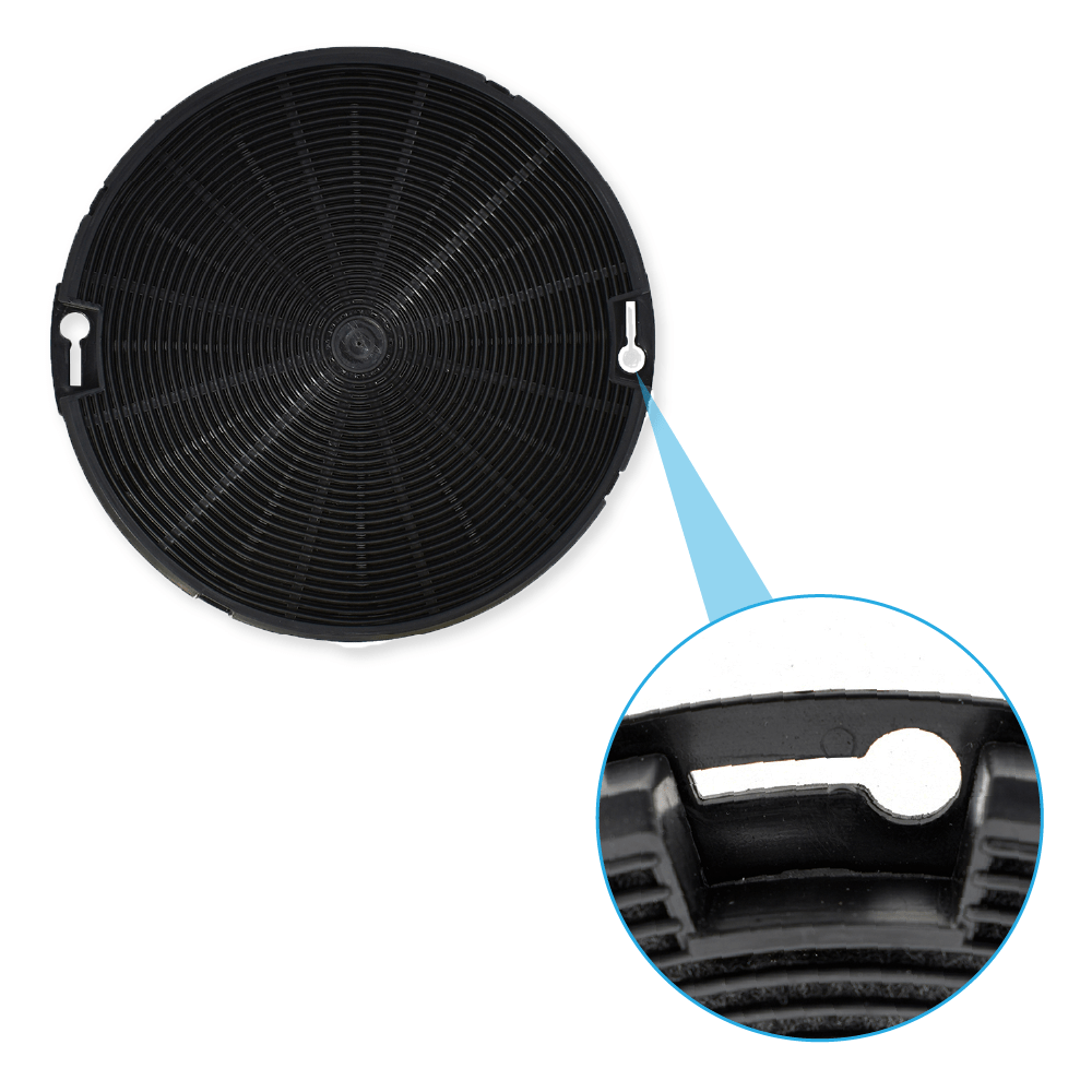 Filtre à charbon (2pcs) Juno MCFE09 / 9029800548 par AllSpares
