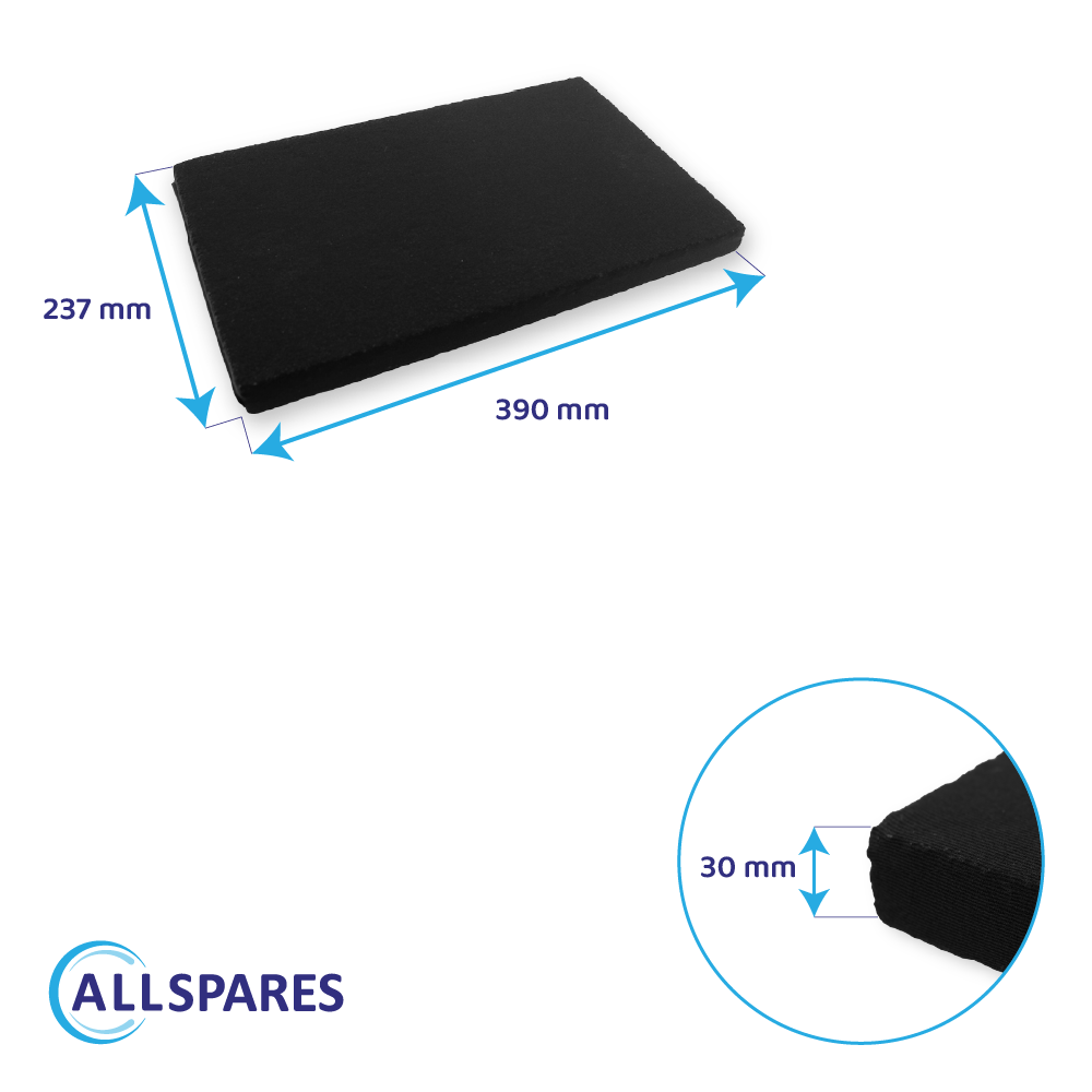 Filtre à charbon compatible avec Novy Monoblock 7300055 / 563-80057