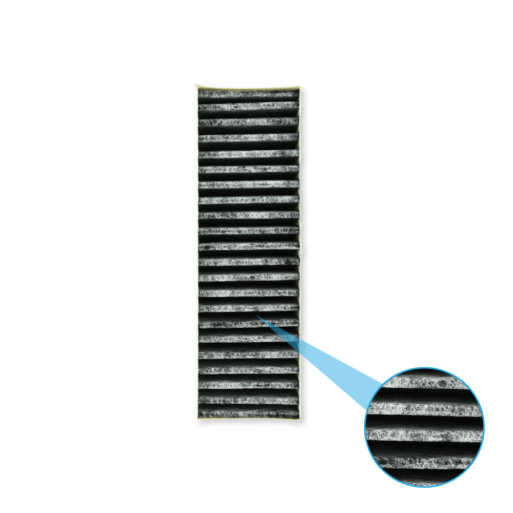 Filtre à charbon (2pcs) compatible avec TÄCKNAN IKEA 300