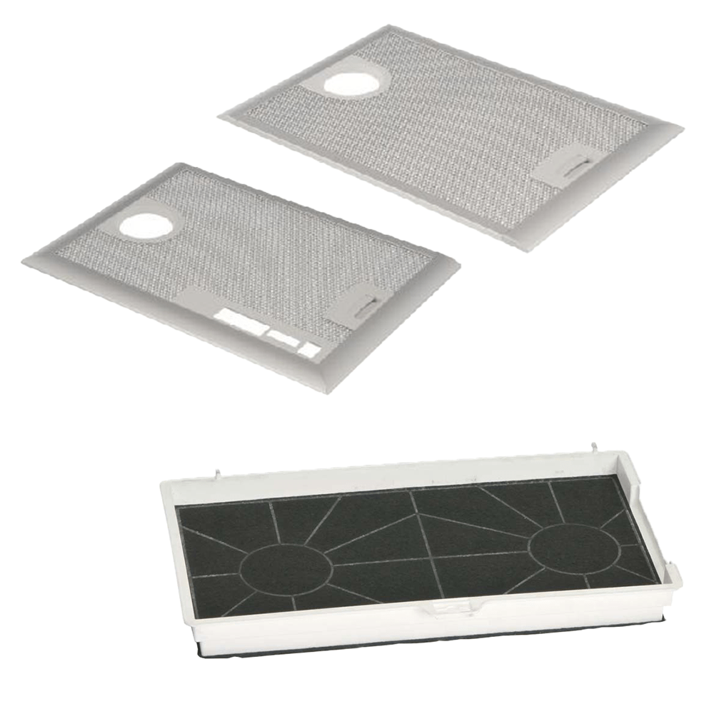 Pack Bosch DHL555B… - 1x filtre à charbon et 2x filtres métalliques