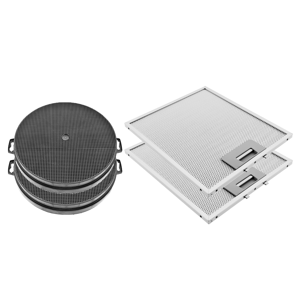 Pack Brandt AD1070X – 2x filtre à charbon et 2x filtre métallique